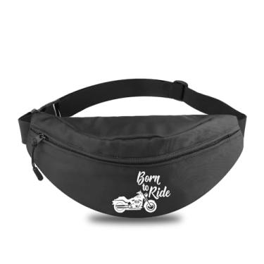 Imagem de MEIKIUP Bolsa tiracolo Ride para motocicleta, presente para amantes de motocicletas Born To Ride, Ride WB, Moderno