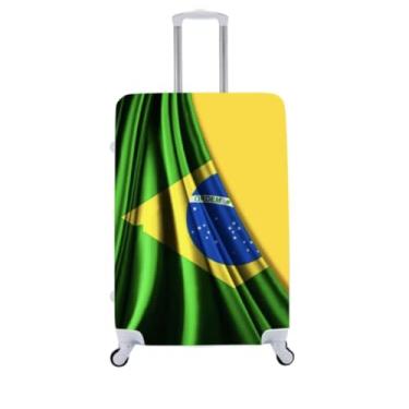 Imagem de Capa De Mala Bandeira do Brasil (P - M - G) (2, M- De 12 a 16 KG)