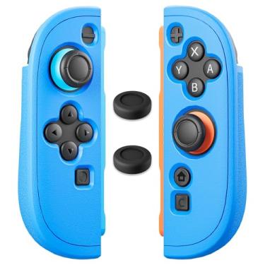 Imagem de RHOTALL silicone joycon for Switch 2 black*2 (blue+blue)