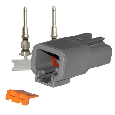 Imagem de Kit de reparo Pacer DTP Deutsch Receptacle 14-12 AWG (2 posições)