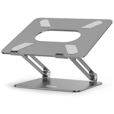 Imagem de Suporte Ergonômico Laptop Ajustável Dobrável 28, 44Cm, BOYATA, Prateado