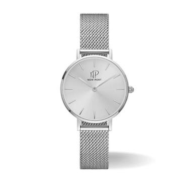 Imagem de Relógio Feminino Prata Delicado Casual Elegante NewPort 32mm