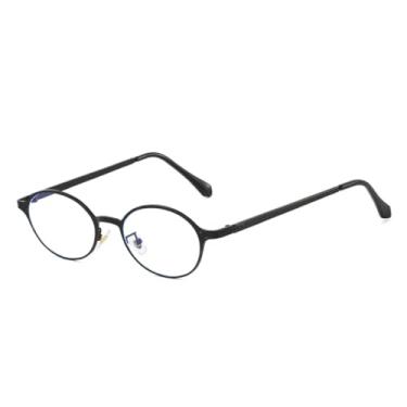 Imagem de Óculos de Sol Femininos Retrô Oval Pequeno em Metal com Rebites Retrô e Proteção UV400, Estilo Punk, Cor Verde Escuro (Preto e Transparente)