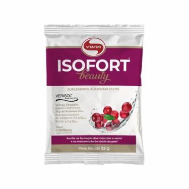 Imagem de Kit 2 Isofort Beauty Whey Protein Cranberry Vitafor 25G