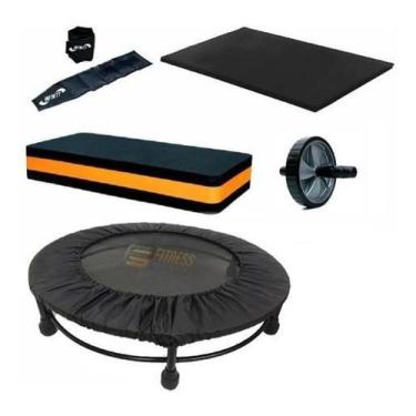 Imagem de Kit Mini Jump+Colchonete + Roda + Caneleira 3+ Step + Capa - Infinity