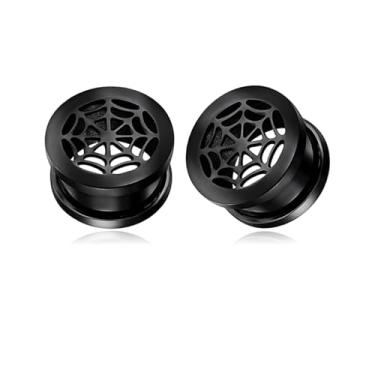 Imagem de Qmcandy — Calibre de piercing de aço inoxidável para ventilador rotativo com punção de moinho de vento e alargador