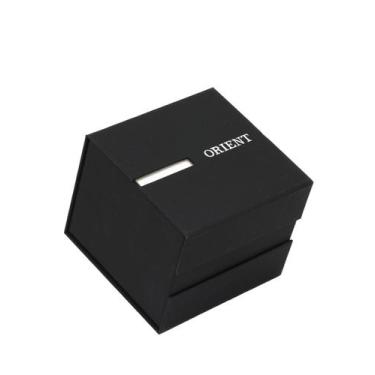 Imagem de Relogio Masculino Prata Orient Fundo Preto com Data MBSS1313