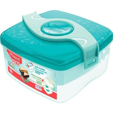 Imagem de Pote Plástico Duplo Picnik Origins Azul Claro - Maped