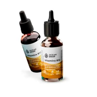 Imagem de Vitamina B12 de Metilcobalamina Sabor Morango 30 Ml - Gotas