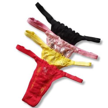 Imagem de Calcinha Fio Duplo Renda de Regulagem Marquinha Bronze - Luega Conjunt