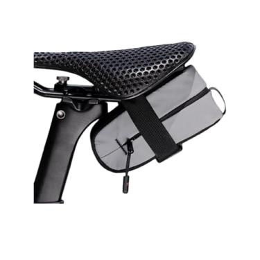 Imagem de UNIQOCK Bolsa de selim de bicicleta à prova d'água, bolsa de selim de bicicleta sob o assento 0,4 L, bolsa traseira de bicicleta, bolsa de armazenamento de acessórios para bicicleta de montanha e
