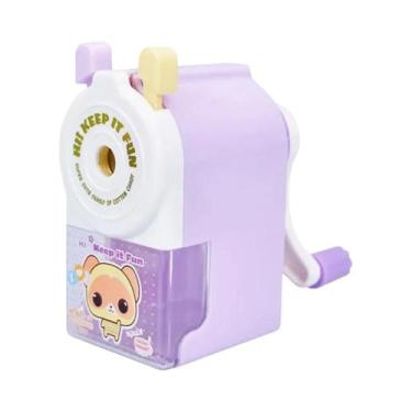 Imagem de Apontador De Lápis Em Formato De Animal Com Manivela, Antiaderente, Pa