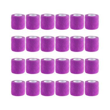 Imagem de Bandagem Autoadesiva Respirável, 24 Rolos De Fita Elástica Coesiva Par