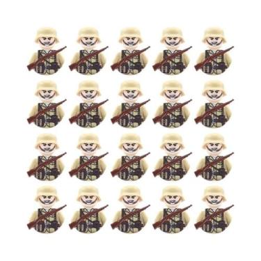 Imagem de Conjunto De Blocos De Construção Militares Da 2ª Guerra Mundial Com 20