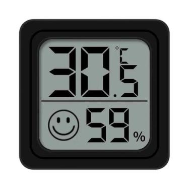 Imagem de Medidor Digital De Temperatura E Umidade Portátil Mini Para Uso Intern