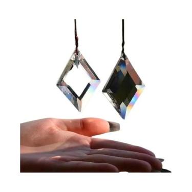 Imagem de Conjunto De 2 Prismas De Cristal Em Forma De Diamante Criadores De Arc