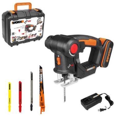 Imagem de Serra Tico-Tico / Sabre Multiuso Bateria 20V MAX Bivolt WX550 WORX, Bi