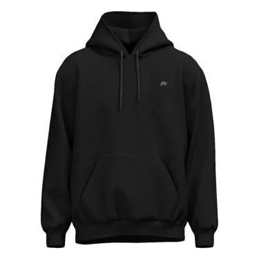 Imagem de Moletom Canguru Freesurf Logo Básico Casual Preto-Masculino