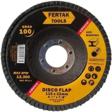 Imagem de Disco Flap Cônico 4.1-2 - Fertak Grao 60 - FERTAK TOOLS