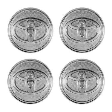 Imagem de Jogo Calotinha Meio Centro Toyota Etios Corolla Cromada - GFM
