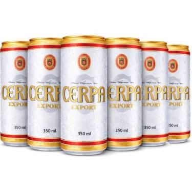 Imagem de Kit c/ 6und Cerveja CERPA Export Lata 350ml