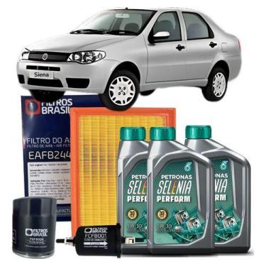 Imagem de Kit troca de oleo fiat siena fire 5w30 selenia - Petronas/Wega