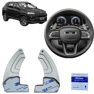 Imagem de Extensor Paddle Shift Câmbio Borboleta Marcha de Volante Compass Reneg