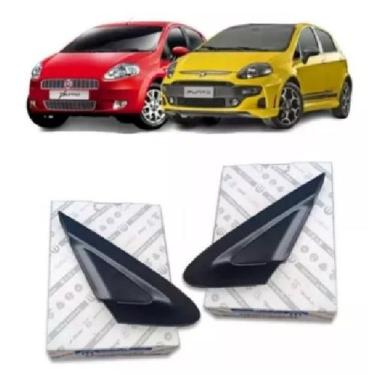 Imagem de Par Moldura Acabamento Vidro Lateral Fiat Punto 2008 A 2017 - TOP