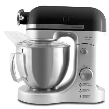 Imagem de Batedeira Planetária Philco PBP1200P Turbo Inox 110V