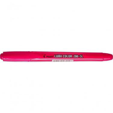 Imagem de Marca Texto Pilot Lumi Color com Tinta Fluorescente e Ponta Chanfrada 4,0MM 1 Unidade Rosa