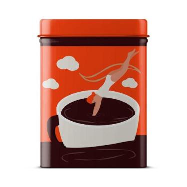 Imagem de Lata LOUCA POR CAFÉ 3 Corações