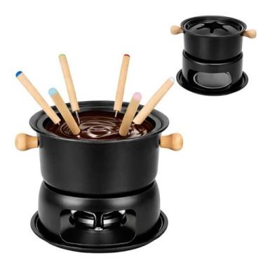 Imagem de Conjunto Aparelho de Fondue em Aço 1,7 Litros 11 peças Completo - Haus
