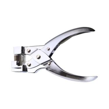 Imagem de Alicate Perfurador Euro Slot Reforçado 10x30mm Cromado Para Etiquetas 