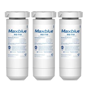 Imagem de Filtro de água para geladeira Maxblue com certificação NSF XWF, compatível com GE GNE27JSMSS, GNE27JMMES, GNE27ESMSS, GNE27JGMBB, GNE27JGMWW, pacote com 3