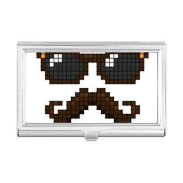 Imagem de Óculos de sol Beard Man Pixel porta-cartões carteira de bolso