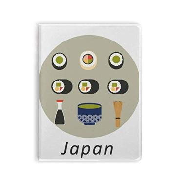 Imagem de Diário tradicional japonês, capa macia para sushi, pasta de goma