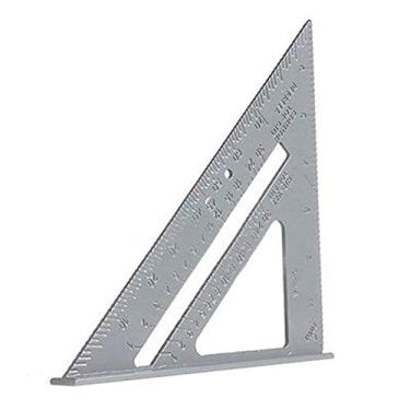 Imagem de Régua triangular de liga de alumínio de 6,5 polegadas, régua de medição de enquadramento de esquadria para carpinteiro