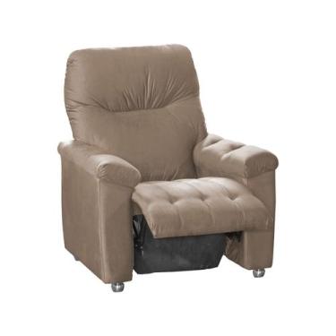 Imagem de Poltrona do Papai Reclinável Moderna 3 Posições Matrix Virtus, Bege