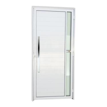 Imagem de Porta de Alumínio Lambri 210x90cm com Puxador Visione Brimak