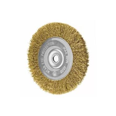Imagem de Escova Circular Ondulada de Aço Carbono 100x22 Mm Mtx, 1 Peça