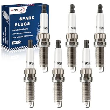 Imagem de Pacote com 6 velas de ignição Iridium Platinum 97506 SILZKBR8D8S compatível com BMW 335i 435i 535i 640i 740i 740Li M235i M2 M3 M4 X1 X3 X4 X5 X6 3.0L substitui 121200396666 4