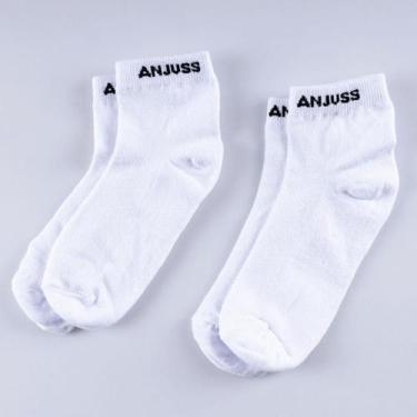 Imagem de Kit 2 Meias Cano Curto Brand 34 Ao 38 - Anjuss, Bco, Bco, UN