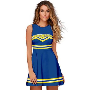 Imagem de Vestido Adulto LIDER DE TORCIDA - BELA ELENA, GG, Azul