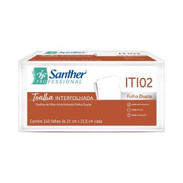 Imagem de Papel Toalha Interfolhado Folha Dupla 22cm Caixa com 2400 Folhas Inova