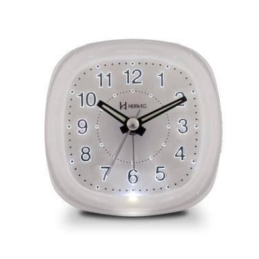 Imagem de Relógio Despertador Herweg Com Iluminação 2721