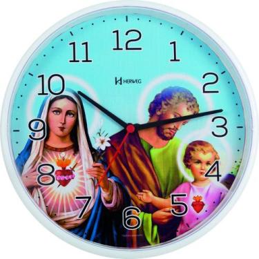 Imagem de Relógio De Parede Herweg Sagrada Familia 6698-021 Branco
