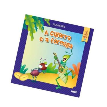 Imagem de Livro Infantil de Histórias - Lê pra mim - A Cigarra e a Formiga - Mag
