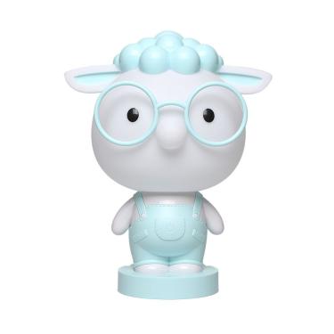 Imagem de Luminária De Mesa Infantil Taschibra Led Abajur Ovelinha Bill 3w Usb Luz Quente 3000k