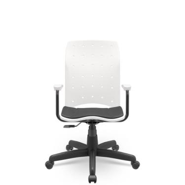 Imagem de Cadeira Ergoplax Presidente Relaxplax Branca