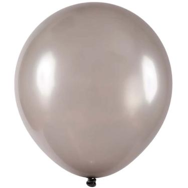 Imagem de Balão De Látex Metalizado Prata - 12 Polegadas - 24 Unidades